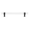 Gliderite Hardware 6-1/4 in. Center to Center Clear Acrylic Cabinet Pull Oil Rubbed Bronze 4718-160-ORB-1 - alternate 1